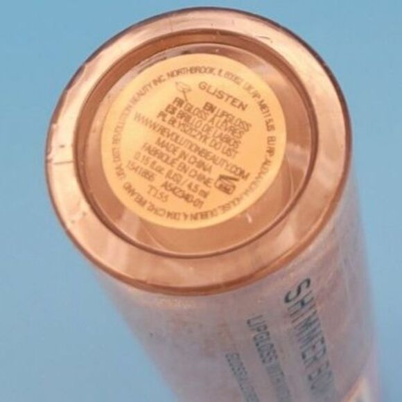 SEALED Makeup Revolution Shimmer Bomb Lipgloss with Vitamin E - Glisten - NEW - Picture 3 of 3